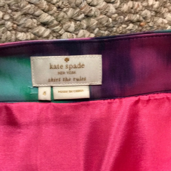 Kate Spade watercolor skirt - Picture 5 of 6